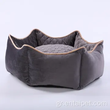 Pet Warm Velvet Cuddle Dog Προσαρμοσμένο κρεβάτι γάτας